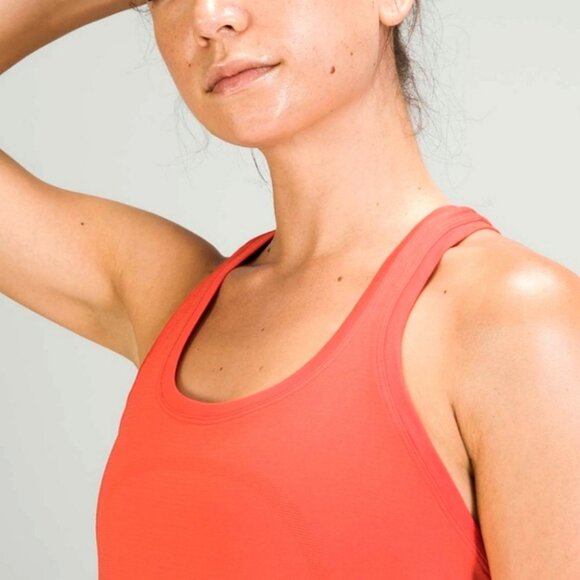 Lululemon Swiftly Tech Racerback Tank Top 2.0 Race Length Autumn Red Size 12 - Picture 2 of 15